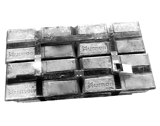 Zinc ingot (Zn 99.995)